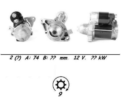 Genuine wai starter motor - wai,