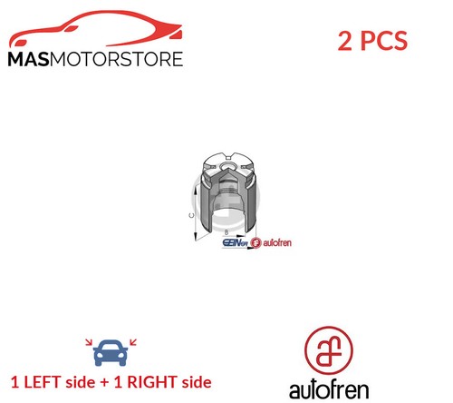 Brake caliper piston pair - brake, rear
