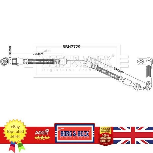 Brake hose for toyota ractis - for,