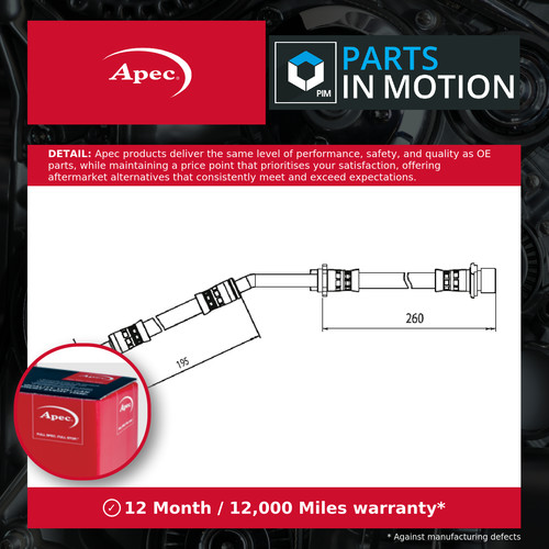 Brake hose fits toyota - hose,