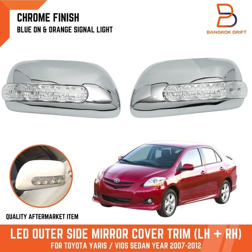 Chrome led side mirror - side, cover