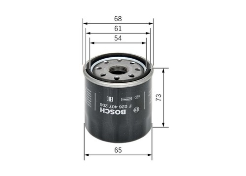 Oil filter bosch - oil, 407