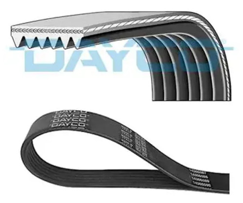 Multi ribbed belt 6pk888 - multi-ribbed, v-belt