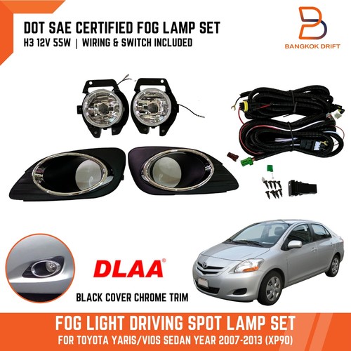 Chrome trim fog lamp spot - lamp,