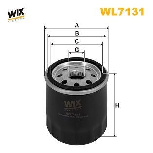 Oil filter wix filters wl7131 - oil,